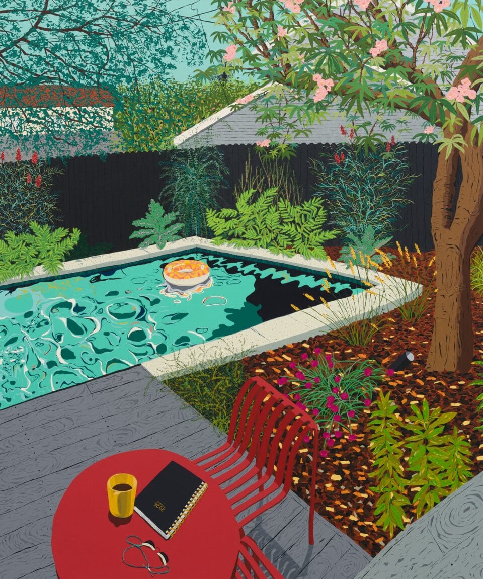 a vibrant painting by Hilary&hellip;