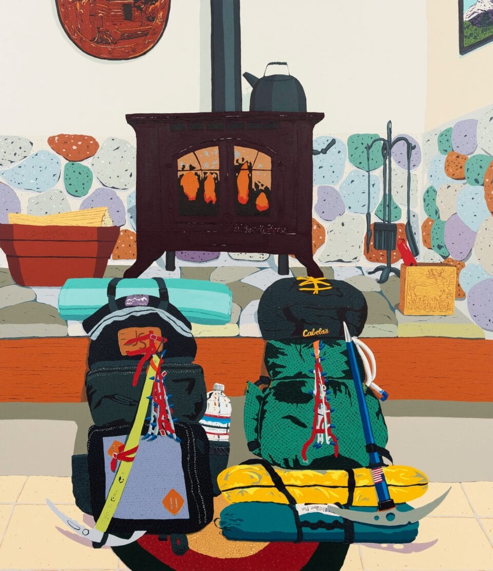 a vibrant painting by Hilary&hellip;