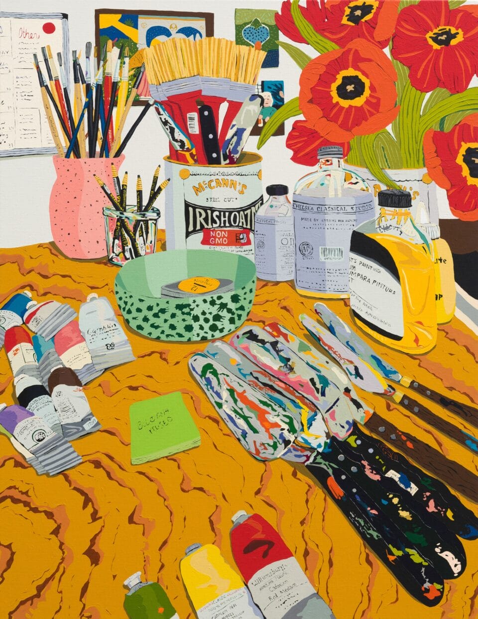a vibrant painting by Hilary&hellip;